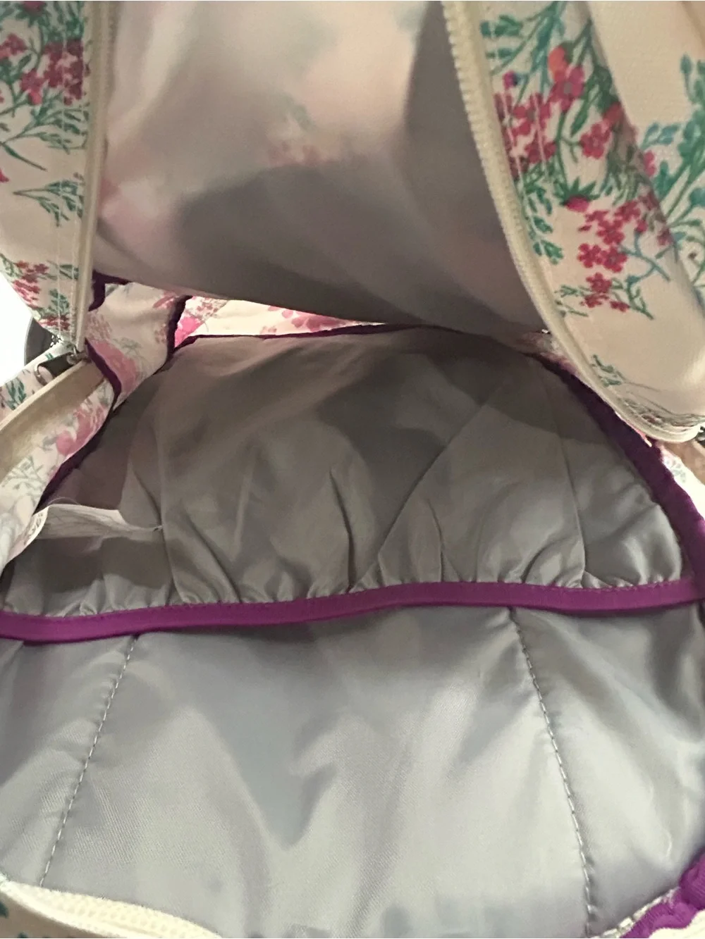 Trans by Jansport Floral Pink Canvas Backpack 15x13x5